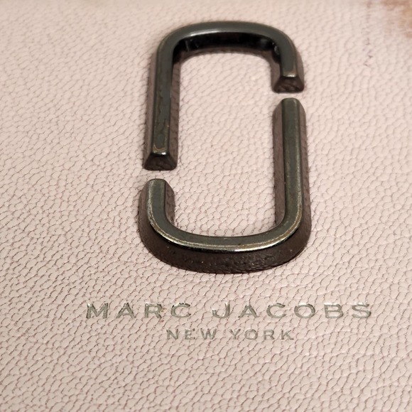 Marc Jacobs Wallet Light Pink Zip Around Accordion Style Leather - Picture 2 of 12